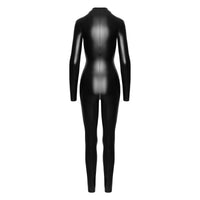 Power Wetlook Catsuit w Front Zipper