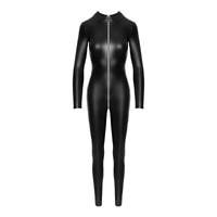 Power Wetlook Catsuit w Front Zipper