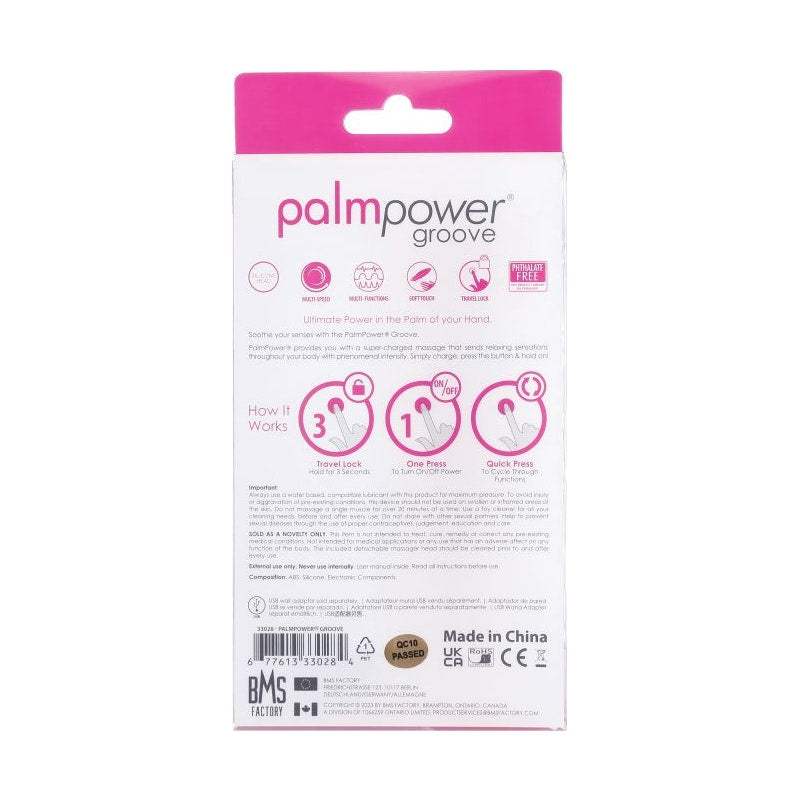 PalmPower Groove Mini Wand Fuchsia