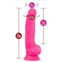 Ruse Hypnotize Hot Pink Dildo