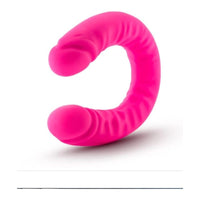 Ruse Silicone Slim 18in Hot Pink Double Dong