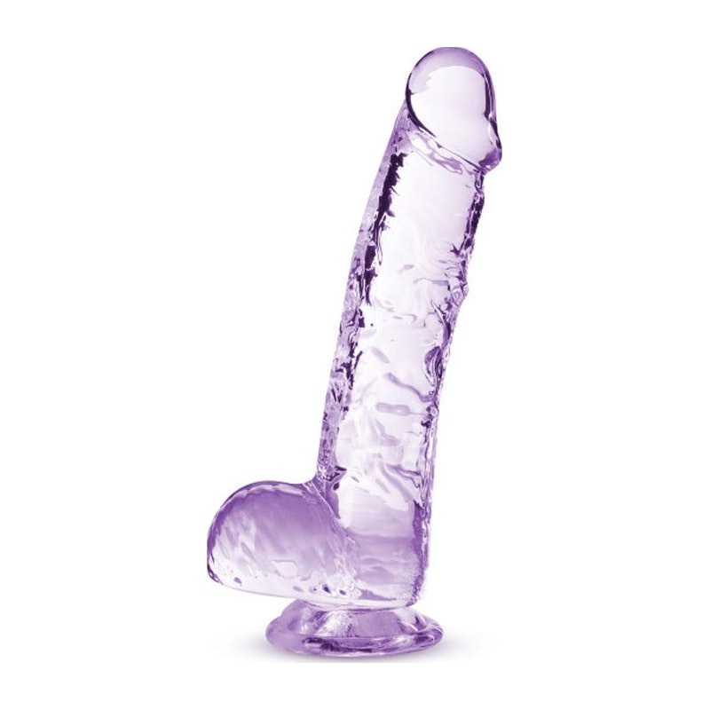 Naturally Yours 6" Crystaline Dildo Amethyst