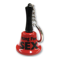 Ring For Sex Mini Bell Keychain