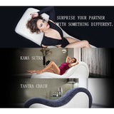 Kama Sutra Chaise Love Lounge Studded and Quilted Black