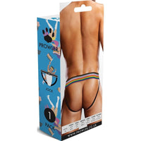 Prowler Pixel Art Gay Pride Collection Jock Strap Blue Rainbow
