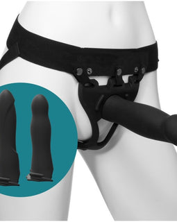 Be Ready 4 Pc Hollow Silicone Strap-On Set