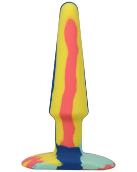 Groovy Silicone Anal Plug 5in Sunrise