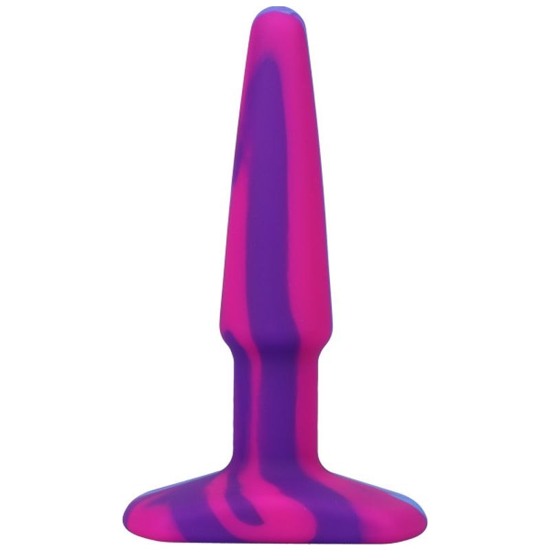 Groovy Silicone Anal Plug 4in Berry