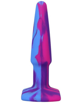 Groovy Silicone Anal Plug 4in Berry