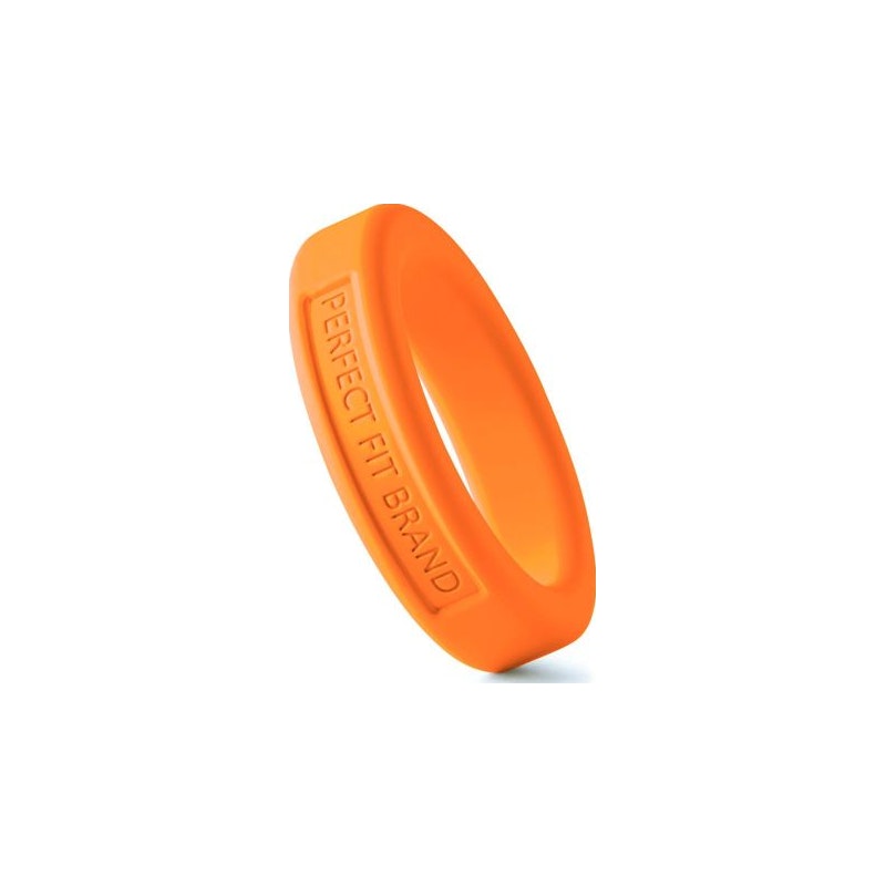 Classic Silicone Medium Stretch Penis Ring 36mm Orange