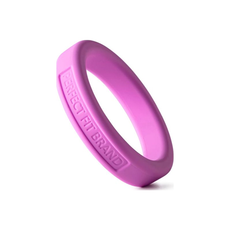 Classic Silicone Medium Stretch Penis Ring 44mm Pink