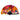 Butterfly Garden Blacklight Folding Fan