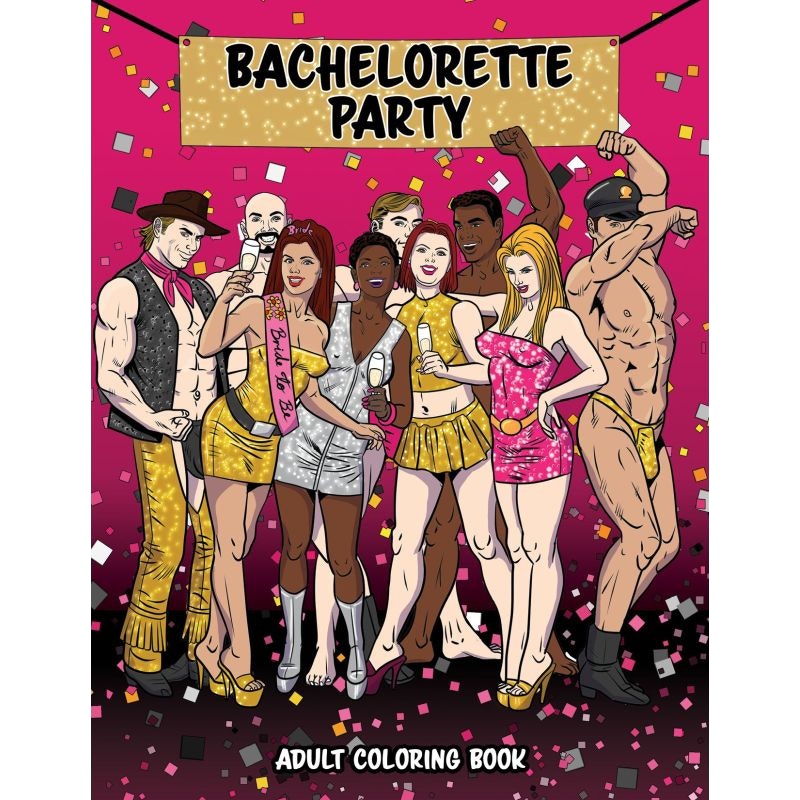 Bachelorette Party Colouring Book