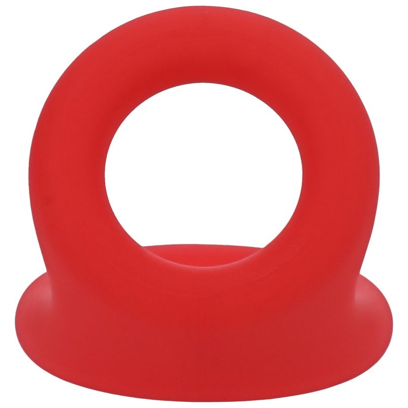 Uplift Silicone Cock Ring Crimson