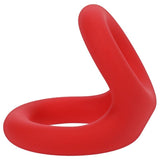 Uplift Silicone Cock Ring Crimson