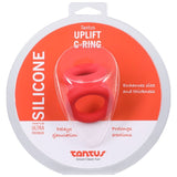 Uplift Silicone Cock Ring Crimson