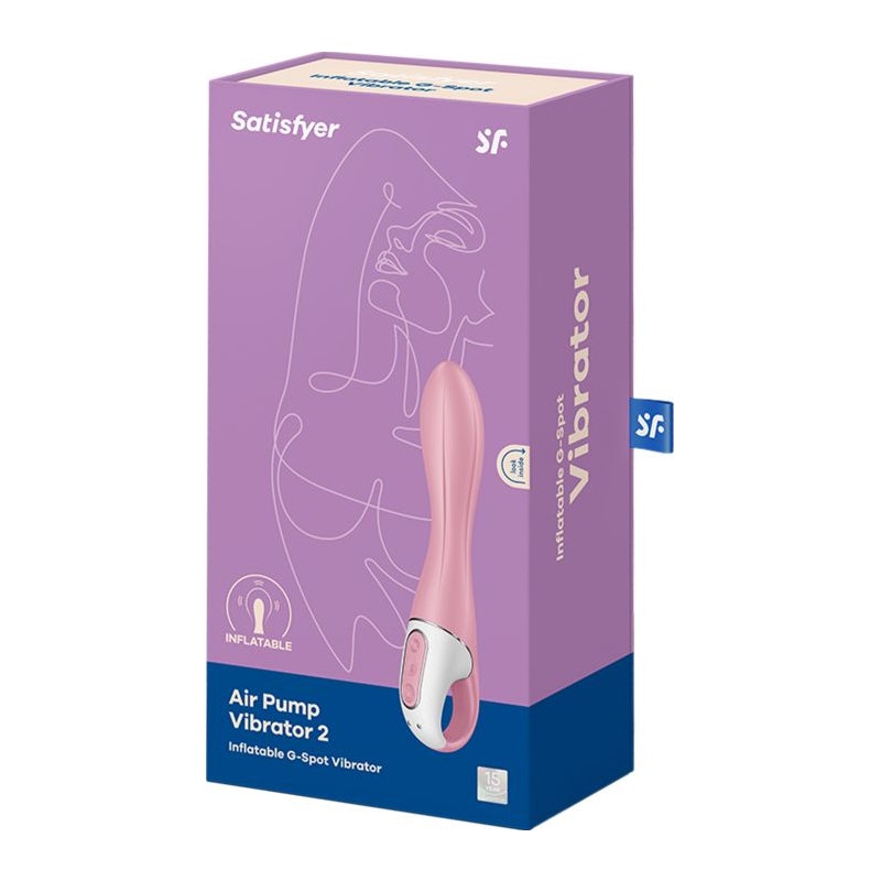 Satisfyer Air Pump Vibrator 2 Light Red