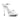 Clear Rhinestone Sandal 5in