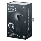 Satisfyer Pro 2 Gen 3 with Liquid Air Tech Vibration and Bluetooth Dark Grey