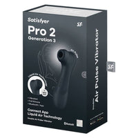Satisfyer Pro 2 Gen 3 with Liquid Air Tech Vibration and Bluetooth Dark Grey