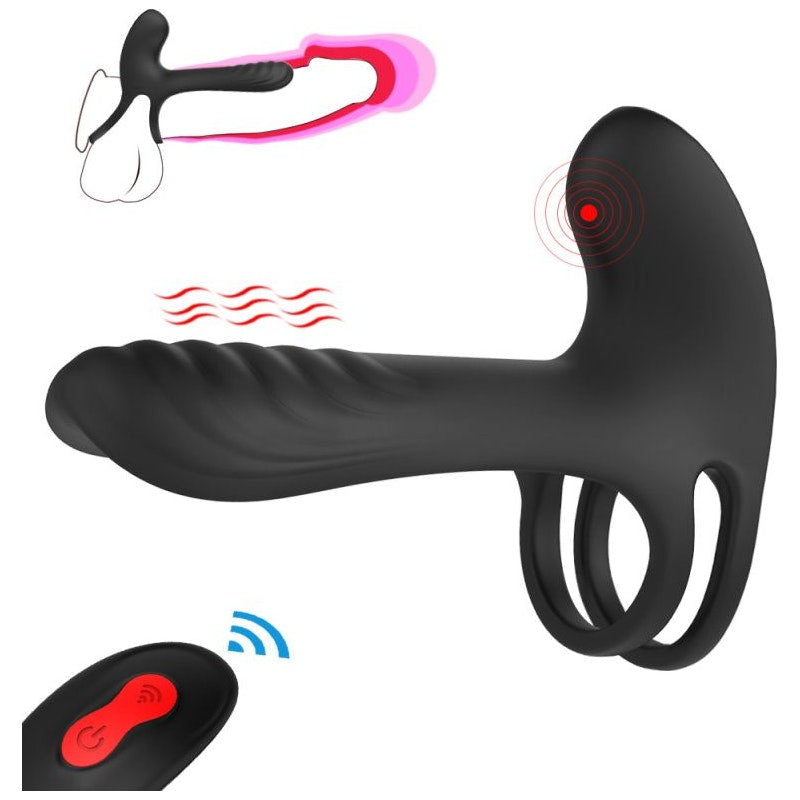 Frank Remote Control Vibrating Penis Shaft and Clit Stim Enhancer