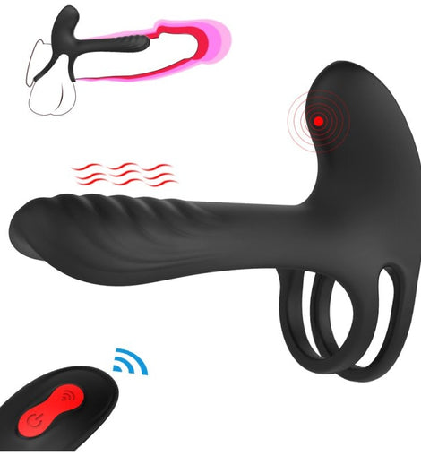Frank Remote Control Vibrating Penis Shaft and Clit Stim Enhancer