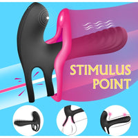 Frank Remote Control Vibrating Penis Shaft and Clit Stim Enhancer