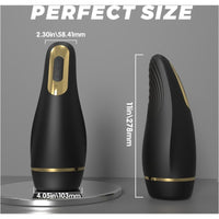 Capas Thrusting and Sucking Auto USB Masturbator