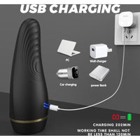 Capas Thrusting and Sucking Auto USB Masturbator