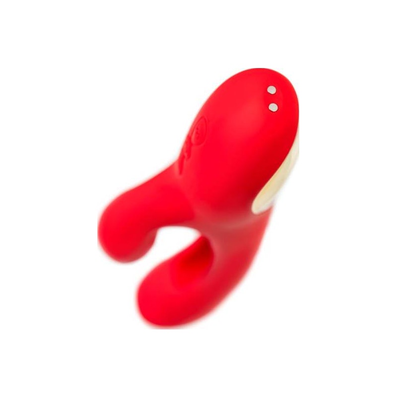 JOS Patti Moving Tongue Rabbit Vibrator Red