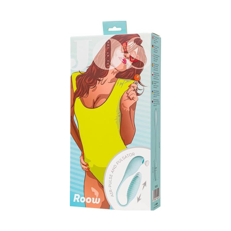 JOS Roow Vaginal and Clitoral Air Pulse Stimulator Blue