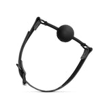 Breathable Silicone Ball Gag Black