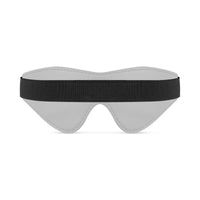 Faux Leather Blindfold Black