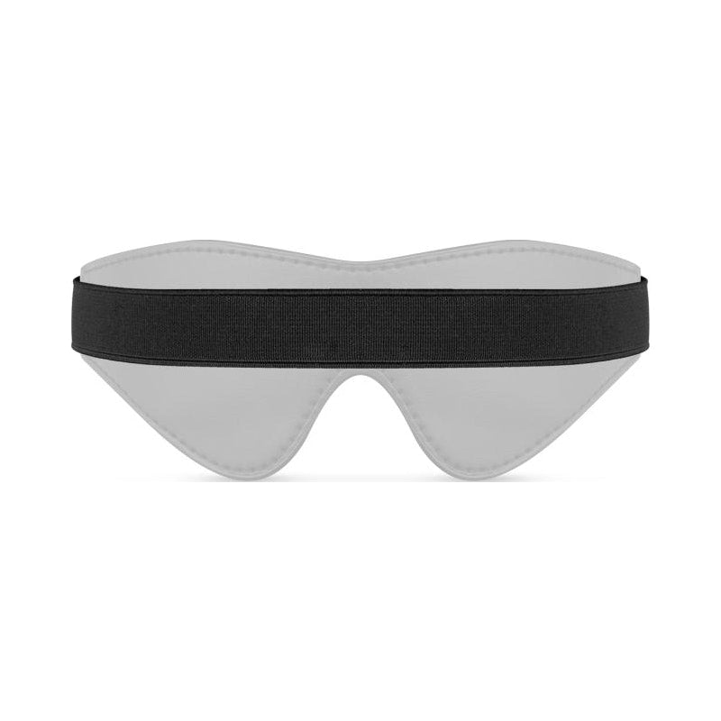 Faux Leather Blindfold Black