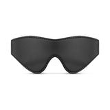 Faux Leather Blindfold Black