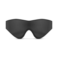 Faux Leather Blindfold Black